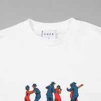 Skateboard Cafe Dance All Over Long Sleeve T-Shirt - White thumbnail