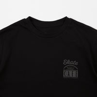 Skateboard Cafe Diner Logo T-Shirt - Black / Black thumbnail