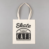 Skateboard Cafe Diner Tote Bag - Natural thumbnail