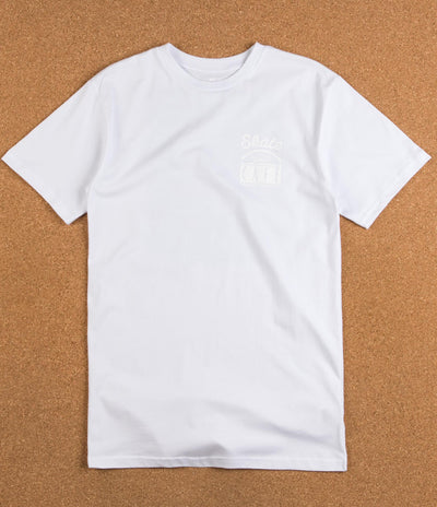 Skateboard Cafe Drive Thru T-Shirt - White