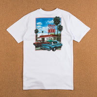 Skateboard Cafe Drive Thru T-Shirt - White thumbnail