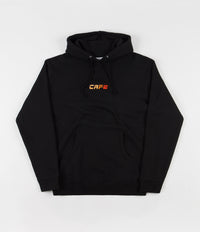 Skateboard Cafe Embroidered Racer Logo Hoodie - Black
