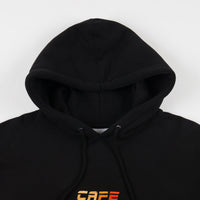 Skateboard Cafe Embroidered Racer Logo Hoodie - Black thumbnail
