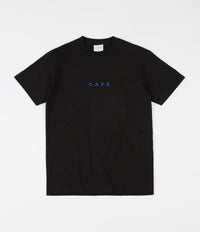 Skateboard Cafe Embroidered T-Shirt - Black