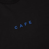 Skateboard Cafe Embroidered T-Shirt - Black thumbnail