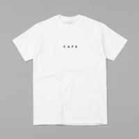 Skateboard Cafe Embroidered T-Shirt - White thumbnail