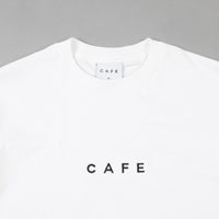 Skateboard Cafe Embroidered T-Shirt - White thumbnail
