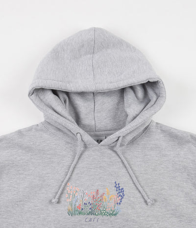 Skateboard Cafe Flower Bed Hoodie - Ash