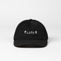 Skateboard Cafe Great Place Embroidered Cord Cap - Black thumbnail