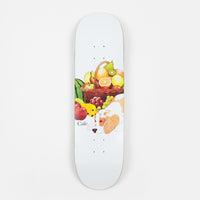 Skateboard Cafe Healthy Deck - White - 8.5" thumbnail