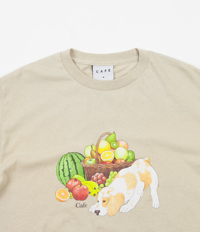 Skateboard Cafe Healthy T-Shirt - Tan