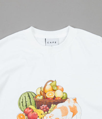 Skateboard Cafe Healthy T-Shirt - White