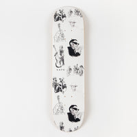 Skateboard Cafe Jazz Sketch Deck - White - 8" thumbnail