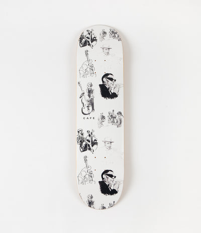 Skateboard Cafe Jazz Sketch Deck - White - 8"