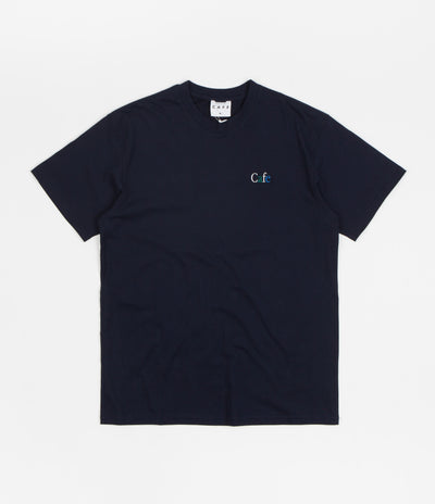 Skateboard Cafe JLH Embroidered Wayne T-Shirt - Navy