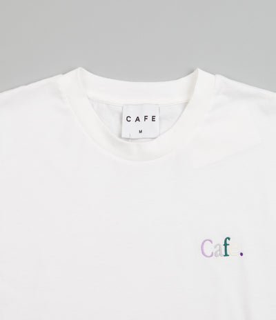 Skateboard Cafe JLH Embroidered Wayne T-Shirt - White