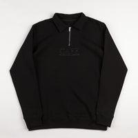 Skateboard Cafe Latte 1/4 Zip Sweatshirt - Blackout thumbnail