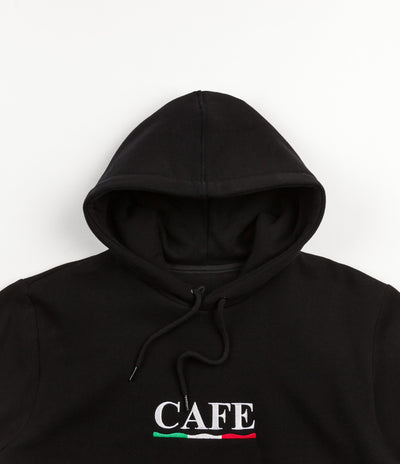 Skateboard Cafe Latte Hooded Sweatshirt - Black / Latte