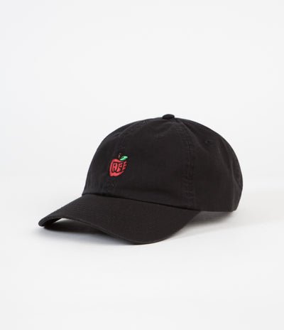 Skateboard Cafe Pink Lady Embroidered Cap - Black