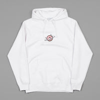 Skateboard Cafe Planet Donut Embroidered Hoodie - White thumbnail
