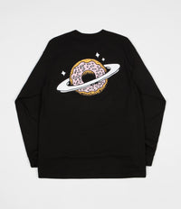 Skateboard Cafe Planet Donut Long Sleeve T-Shirt - Black