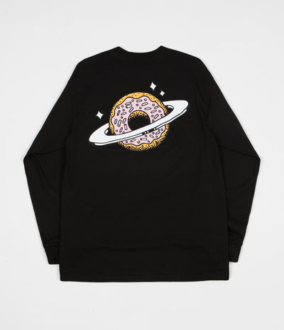 Skateboard Cafe Planet Donut Long Sleeve T-Shirt - Black