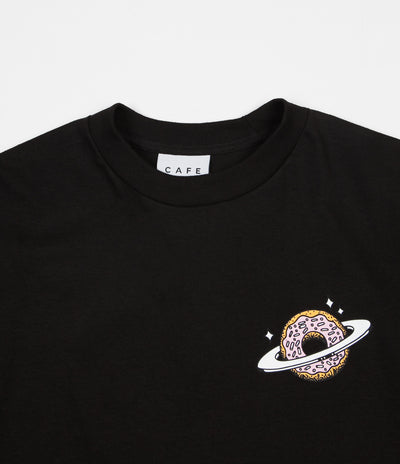 Skateboard Cafe Planet Donut Long Sleeve T-Shirt - Black