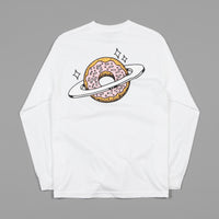 Skateboard Cafe Planet Donut Long Sleeve T-Shirt - White thumbnail