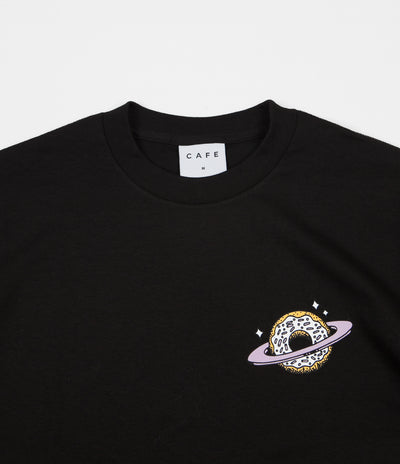 Skateboard Cafe Planet Donut T-Shirt - Black