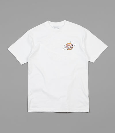 Skateboard Cafe Planet Donut T-Shirt - White