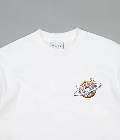 Skateboard Cafe Planet Donut T-Shirt - White
