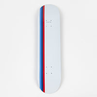 Skateboard Cafe Stripe Deck - White / Blue / Royal / Red - 8" thumbnail