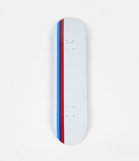 Skateboard Cafe Stripe Deck - White / Blue / Royal / Red - 8"