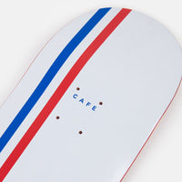 Skateboard Cafe Stripe Deck - White / Blue / White / Red - 8.5" thumbnail