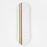 Skateboard Cafe Stripe Deck - White / Green / Red - 8.25" thumbnail