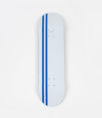 Skateboard Cafe Stripe Deck - White / Royal - 8.38"