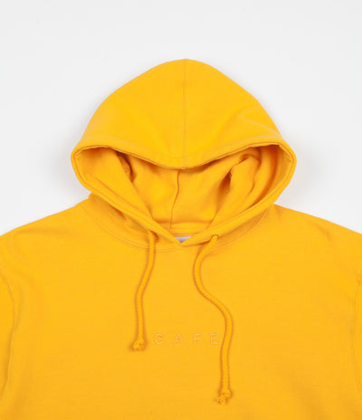 Skateboard Cafe Tonal Embroidered Hoodie - Gold