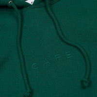 Skateboard Cafe Tonal Embroidered Hoodie - Green thumbnail