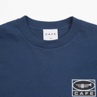 Skateboard Cafe Trumpet Logo T-Shirt - Navy thumbnail