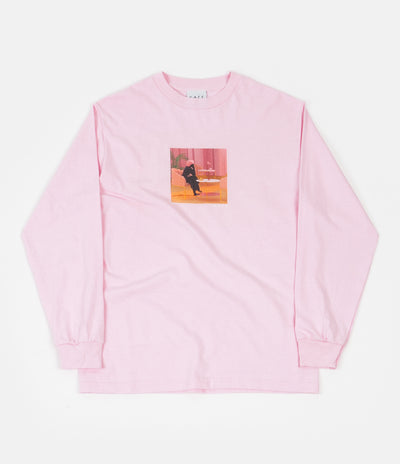 Skateboard Cafe Unexpected Beauty Long Sleeve T-Shirt - Pink