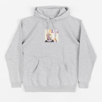 Skateboard Cafe Urban Shapeshifting Reptilian Hoodie - Heather Grey thumbnail