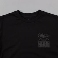 Skateboard Cafe Woolf Logo Long Sleeve T-Shirt - Black thumbnail