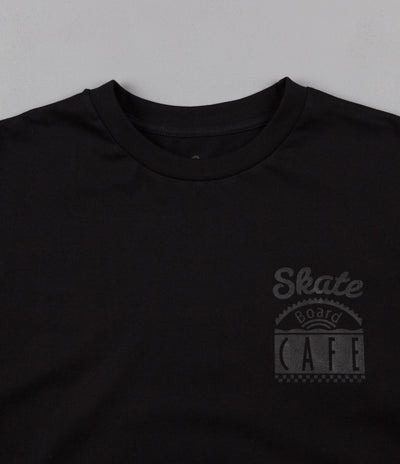 Skateboard Cafe Woolf Logo Long Sleeve T-Shirt - Black