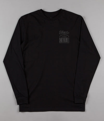 Skateboard Cafe Woolf Logo Long Sleeve T-Shirt - Black
