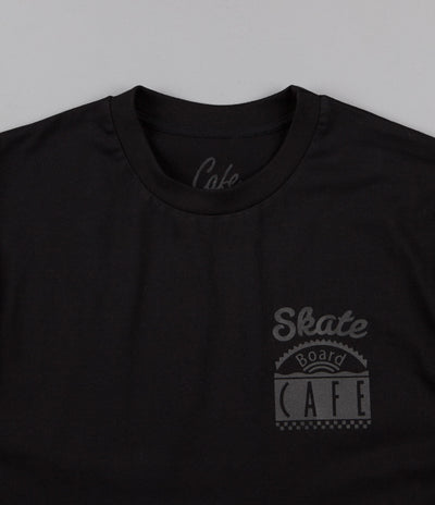 Skateboard Cafe Woolf Logo T-Shirt - Black