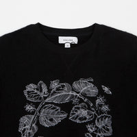 Soulland Damian Merino Wool Crewneck Sweatshirt - Black thumbnail