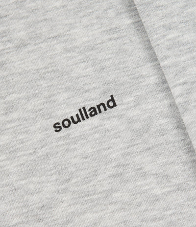 Soulland Wanwa Crewneck Sweatshirt - Grey Melange