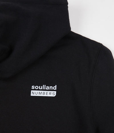 Soulland x Numbers Pyramid Hoodie - Black