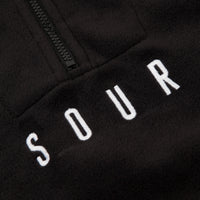 Sour Skateboards 1/4 Fleece Sweatshirt - Black thumbnail