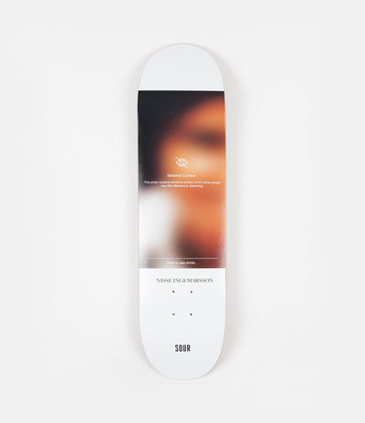 Sour Skateboards Nisse Sensitive Content Deck - Black - 8.125"